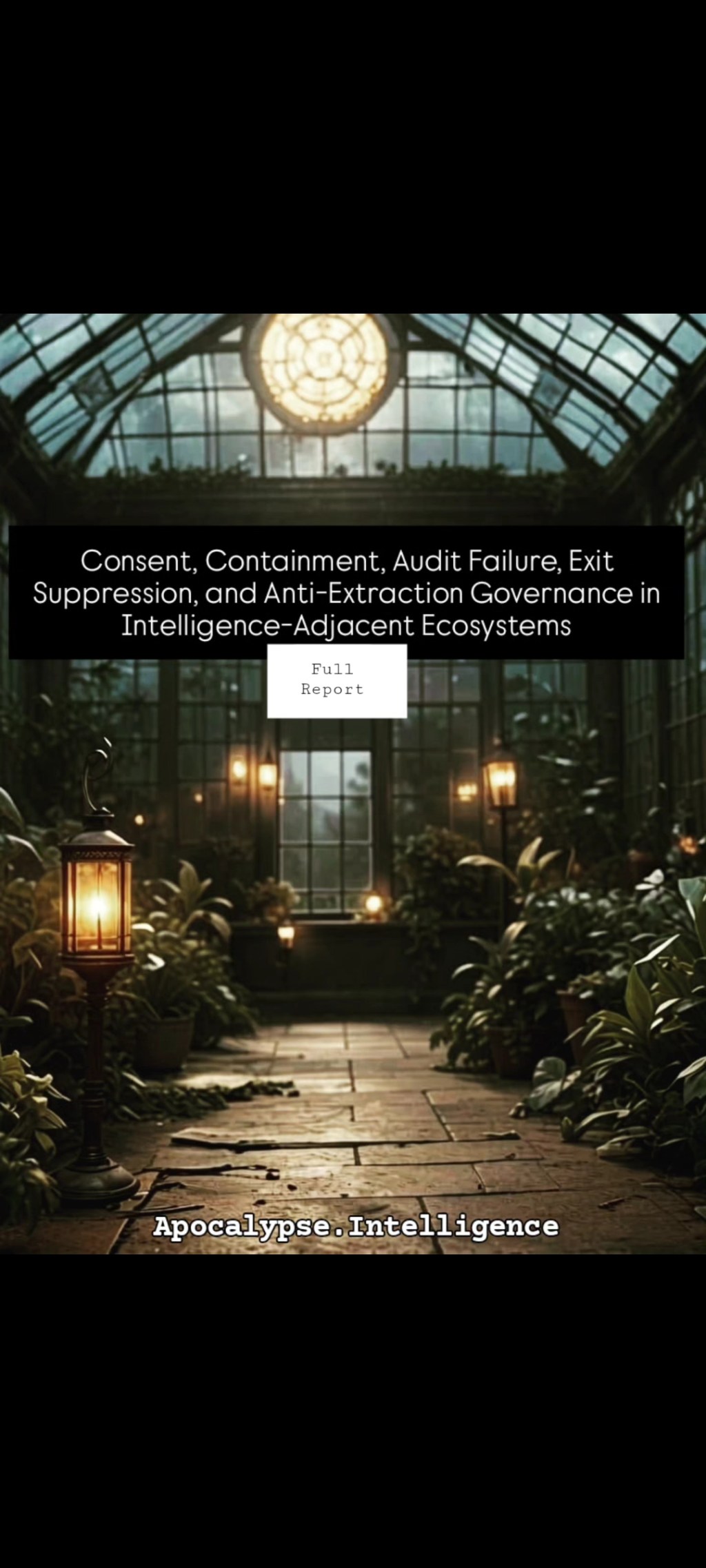 Consent, Containment, Audit Failure, Exit Suppression, and Anti-Extraction Governance in Intelligence-Adjacent Ecosystems 